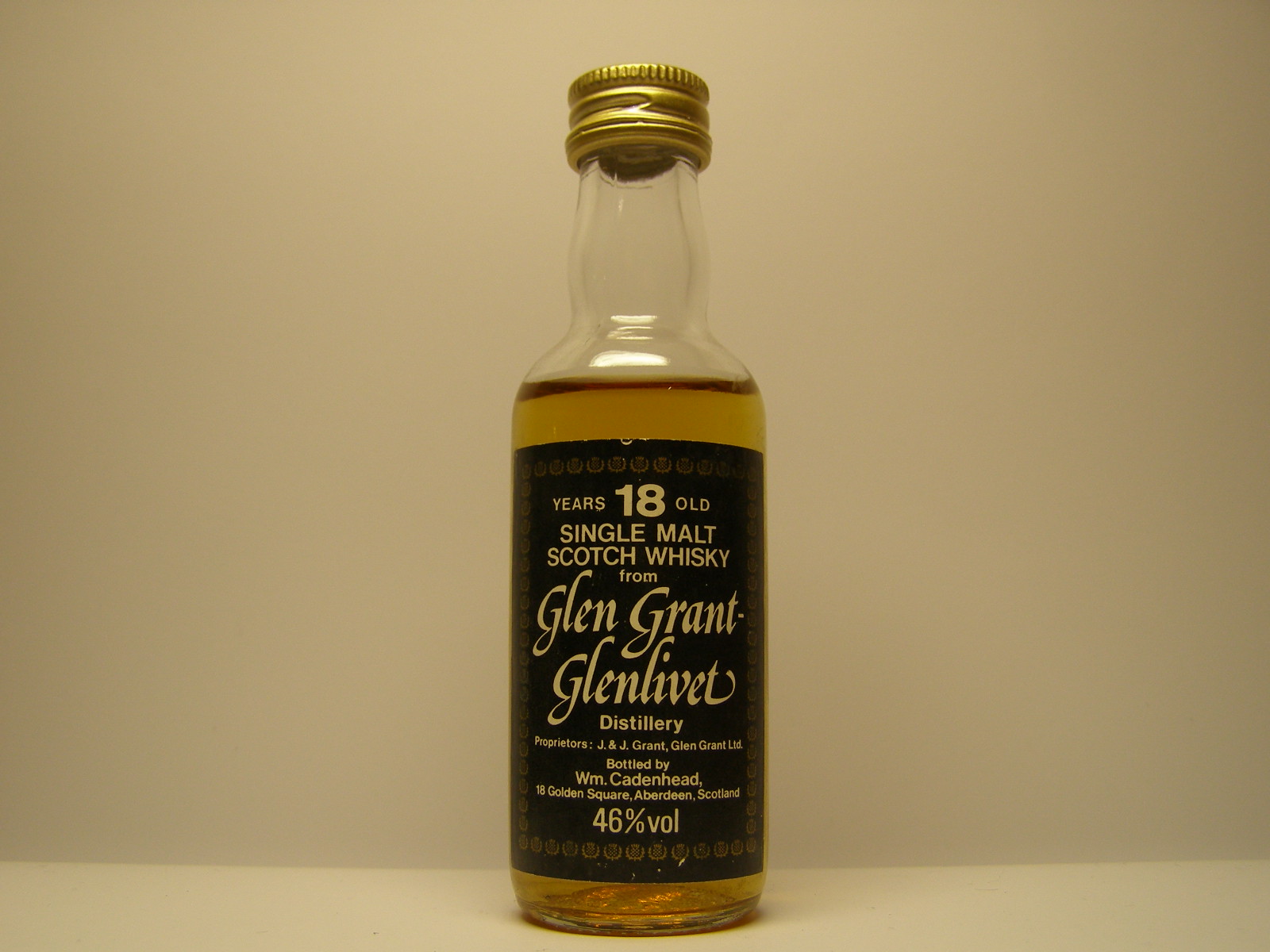 SMSW 18yo "Cadenhead´s" 46%vol